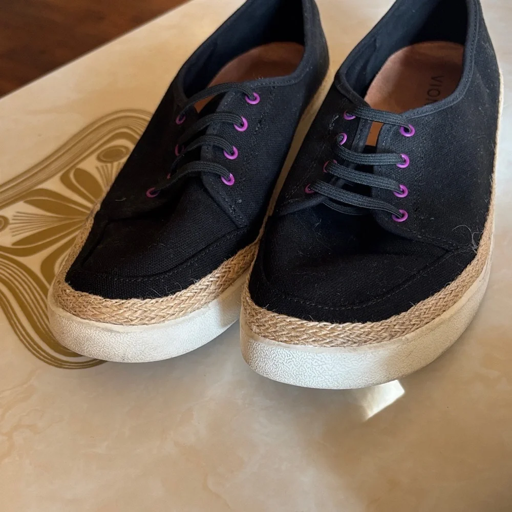 Vionic Women's Jovie Canvas Espadrille Sneaker Size 10
